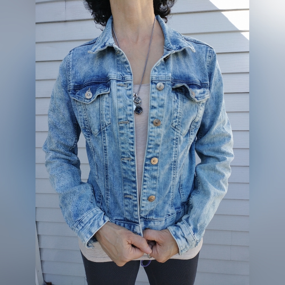 LOGG by H&M Acid Wash Jean Jacket